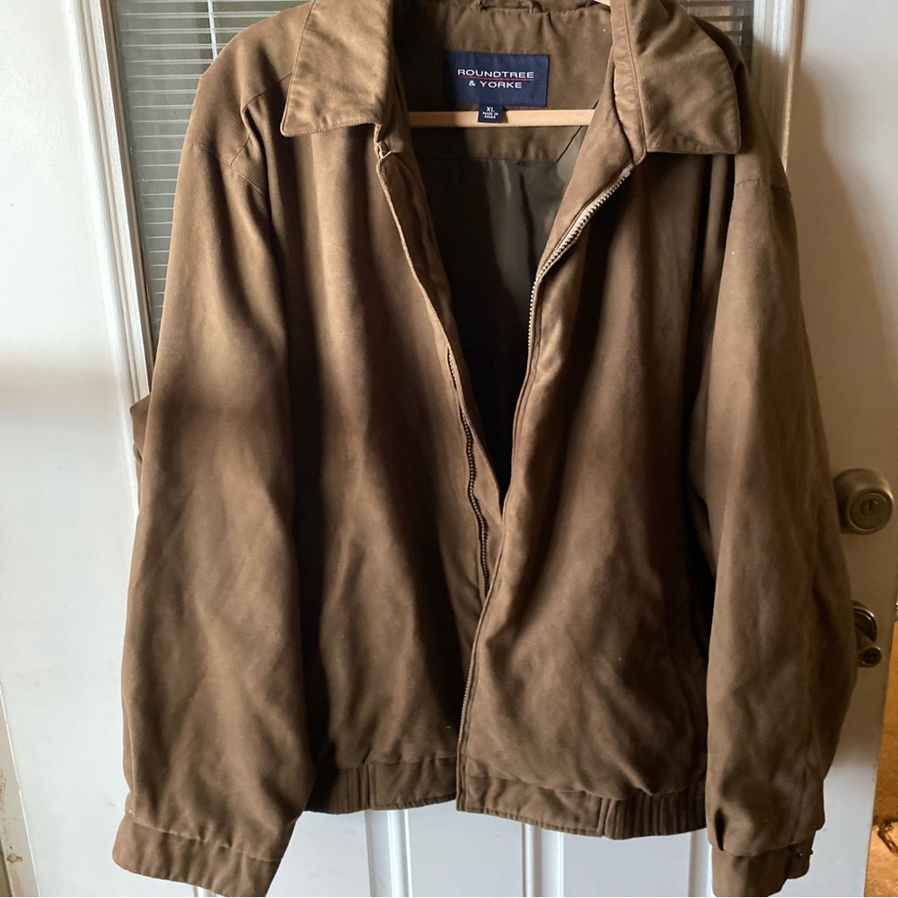 Roundtree & Yorke Men's Tan Lightweight Jacket